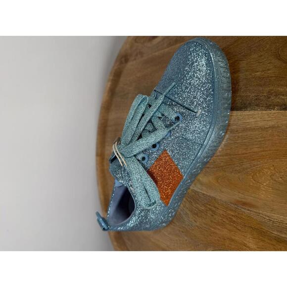 NWB OPENING CEREMONY La Cienega Glitter Lace Up Platform Sneakers Size 5 - Picture 10 of 13